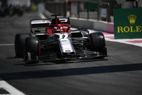 June 22, 2019 - Le Castellet, Provance, France, France - Finnish one time World Champion Kimi Raikkonen of Italian team Alfa Romeo Racing driving his single-seater during the 60th edition of the French GP, 8th stage of the Formula 1 World Championship, WM, Weltmeisterschaft in Circuit Paul Ricard, in Le Castelett, France, on June 22, 2019. French GP - Qualifying And press conference, PK, Pressekonferenz - ZUMAn230 20190622_zaa_n230_437 Copyright: xAndreaxDiodatox