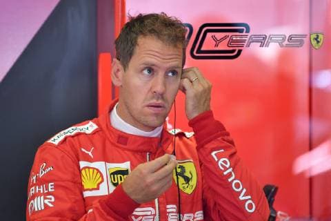 Sebastian VETTEL,GER (Scuderia Ferrari) in der Bpx, Gestik, Aktion,Einzelbild,angeschnittenes Einzelmotiv,Portraet,Portrait,Porträt. Formel 1:GP von Oesterreich,, Red Bull Ring Zeltweg,Spielberg,Saison 2019,am 27.06.2019