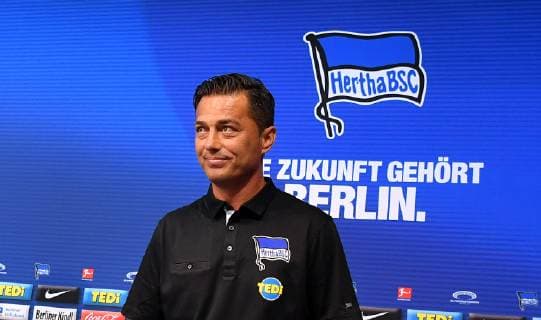 Ante Covic (Trainer Hertha BSC) bei der PK Pressekonferenz Hertha BSC Medienraum Hanns-Braun-Strasse PK, Pressekonferenz 1.Bundesliga 2019 2020 Fußball, Fussball, soccer, , Männer, Männer, PK, Pressekonferenz, Deutschland, Germany, Berlin, 1.7.2019