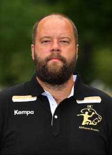 Co-Trainer Kay Blasczyk, Kopf, Kopffoto, Porträt, Porträtfoto, HC Elbflorenz Dresden, Handball, 2. Liga der Männer, 2. Bundesliga, Saison 2019 2020, Dresden, BallsportARENA Dresden, 15.07.2019,