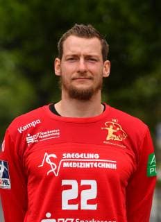 Torwart Mario Huhnstock, Kopf, Kopffoto, Porträt, Porträtfoto, HC Elbflorenz Dresden, Handball, 2. Liga der Männer, 2. Bundesliga, Saison 2019 2020, Dresden, BallsportARENA Dresden, 15.07.2019,