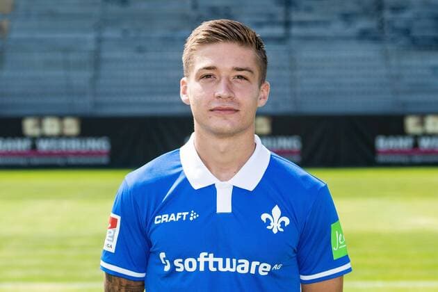 17.07.2019, xfux, Fussball 2.Bundesliga, SV Darmstadt 98, 2.BL, Porträttermin 2019 2020, Fototermin, emonline, emspor, deloka, v.l. Marvin Mehlem; (SV Darmstadt 98) Darmstadt