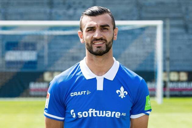 17.07.2019, xfux, Fussball 2.Bundesliga, SV Darmstadt 98, 2.BL, Porträttermin 2019 2020, Fototermin, emonline, emspor, deloka, v.l. Serdar Dursun; (SV Darmstadt 98) Darmstadt