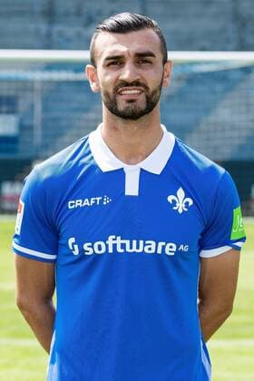 17.07.2019, xfux, Fussball 2.Bundesliga, SV Darmstadt 98, 2.BL, Porträttermin 2019 2020, Fototermin, emonline, emspor, deloka, v.l. Serdar Dursun; (SV Darmstadt 98) Darmstadt