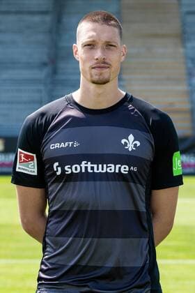 17.07.2019, xfux, Fussball 2.Bundesliga, SV Darmstadt 98, 2.BL, Porträttermin 2019 2020, Fototermin, emonline, emspor, deloka, v.l. Florian Stritzel; (SV Darmstadt 98) Darmstadt