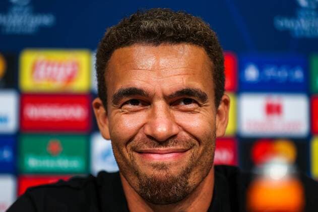 SOCCER - CL, qualification, LASK vs Bruegge LINZ,AUSTRIA,19.AUG.19 - SOCCER - UEFA Champions League, qualification, LASK vs FC Bruegge, preview, press conference, PK, Pressekonferenz LASK. Image shows head coach Valerien Ismael (LASK). GEPAxpictures xPhilippxBrem