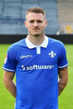 13.09.2019, xfux, Fussball 2.Bundesliga, SV Darmstadt 98, 2.BL, Porträttermin 2019 2020, Mannschaftsfoto Fototermin, emonline, emspor, deloka, v.l. Ognjen Ozegovic; (SV Darmstadt 98) Darmstadt