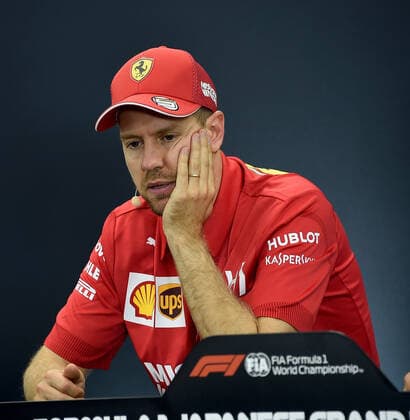 Formel 1, GP Japan, Pressekonferenz nach dem Rennen Suzuka, Japan, 13.09.2019, Formel 1, Formula 1, Japanese Grand Prix, Pressekonferenz, 2.Platz für Sebastian Vettel (GER 5), Scuderia Ferrari Mission Winnow ( Suzuka Suzuka International Racing Course Japan eu-images-09-506-041950