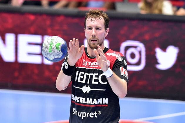 Nikolai Link (HC Erlangen) , GER, MT Melsungen - HC Erlangen, Handball, 1. Bundesliga Maenner, 17.10.2019, GER, MT Melsungen - HC Erlangen, Handball, 1. Liga Maenner, 17.10.2019 Kassel Copyright: xEIBNER RolandxSippelx EP_RSL