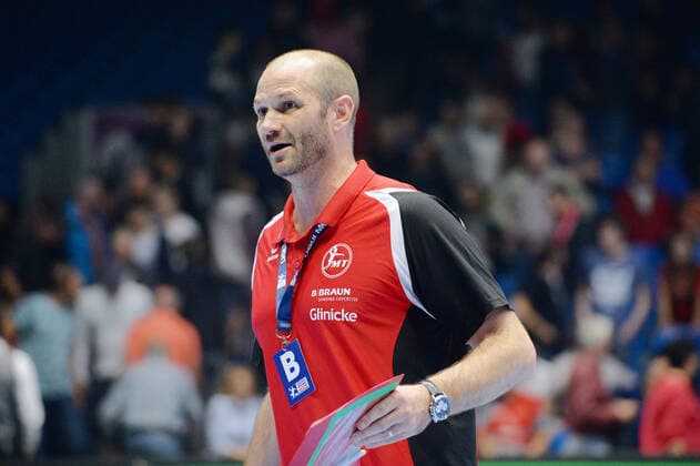 Heiko Grimm (Trainer MT Melsungen) , GER, MT Melsungen - HC Erlangen, Handball, 1. Bundesliga Maenner, 17.10.2019, GER, MT Melsungen - HC Erlangen, Handball, 1. Liga Maenner, 17.10.2019 Kassel Copyright: xEIBNER RolandxSippelx EP_RSL