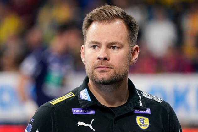 Kristjan Andresson (Trainer, Cheftrainer, RNL), Einzelbild, Aktion, Action, Porträt, Portrait, 07.11.2019, Mannheim (Deutschland), Handball, Bundesliga, Rhein-Neckar Löwen - THW Kiel