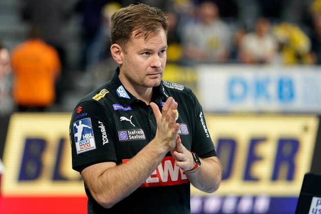 Kristjan Andresson (Trainer, Cheftrainer, RNL), Einzelbild, Aktion, Action, 08.12.2019, Mannheim (Deutschland), Handball, Bundesliga, Rhein-Neckar Löwen - Frisch Auf! Göppingen