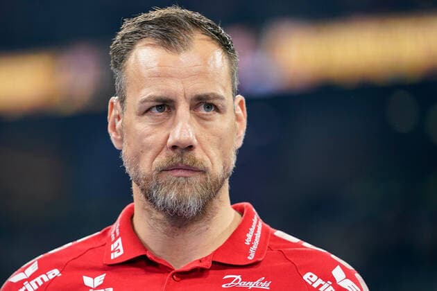Maik Machulla (Trainer, Cheftrainer, Flensburg), Einzelbild, Aktion, Action, Porträt, Portrait, 21.12.2019, Mannheim (Deutschland), Handball, Bundesliga, Rhein-Neckar Löwen - SG Flensburg-Handewitt