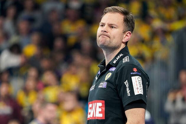 Kristjan Andresson (Trainer, Cheftrainer, RNL), Einzelbild, Aktion, Action, enttäuscht schauend, Enttäuschung, Frustration, disappointed, pessimistisch, 21.12.2019, Mannheim (Deutschland), Handball, Bundesliga, Rhein-Neckar Löwen - SG Flensburg-Handewitt