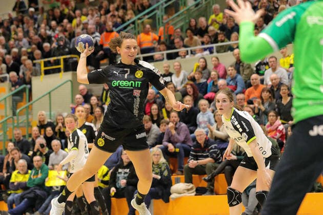 Caroline Mueller-Korn, BVB Handball vs. SG BBM Bietigheim, Frauen Damen, Handball, DHB-Pokal, 4 Runde, 2019 2020, 08.01.2020, BVB Handball vs. SG BBM Bietigheim, Frauen Damen, Handball, DHB-Pokal, 4 Runde, 2019 2020, 08.01.2020 Dortmund Copyright: xEibner-Pressefotox EP_EER