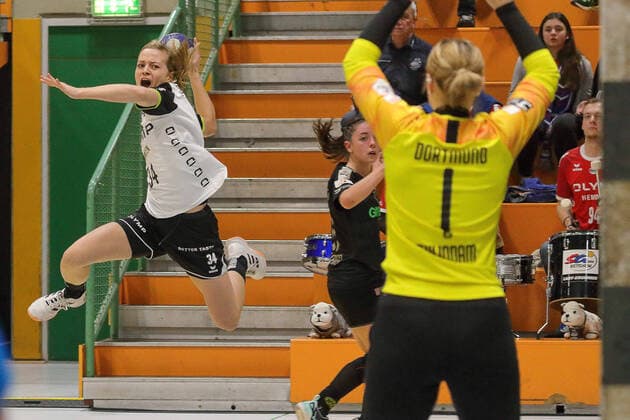 Kim Braun, BVB Handball vs. SG BBM Bietigheim, Frauen Damen, Handball, DHB-Pokal, 4 Runde, 2019 2020, 08.01.2020, BVB Handball vs. SG BBM Bietigheim, Frauen Damen, Handball, DHB-Pokal, 4 Runde, 2019 2020, 08.01.2020 Dortmund Copyright: xEibner-Pressefotox EP_EER