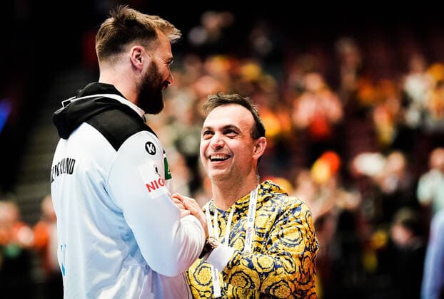 22.01.2020, Wiener Stadthalle, Wien, AUT, EHF Euro 2020, Deutschland vs Tschechien, Hauptrunde, Gruppe I, im Bild Robert Hanning (GER) Robert Hanning (GER) during the EHF 2020 European Handball Championship, main round group I match between Germany and Czech Republic at the Wiener Stadthalle in Wien, Austria on 2020 01 22. Wien