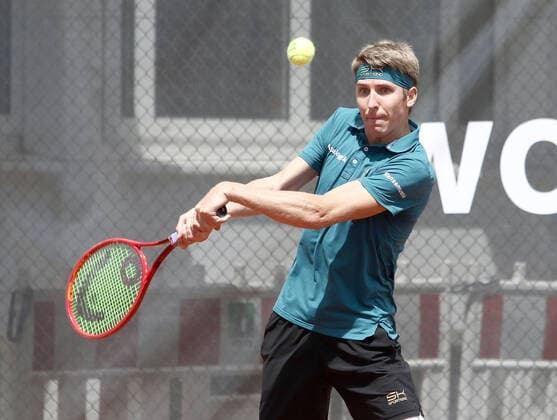June 25, 2020, Oberhaching, Germany: in the picture Cedric-Marcel STEBE.Mens Tennis, Tannenhof Resort German Mens Series, .intermediate round, June 25, 2020, Oberhaching, Bavarian Tennis Center, Oberhaching Germany - ZUMAf110 20200625_zap_f110_003 Copyright: xWolfgangxFehrmannx