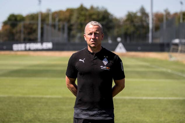 Co-Trainer Frank Geideck (BMG) Borussia Mönchengladbach Porträttermin 2020 2021 Porträt, Vorstellung, Präsentation, Pressetermin, Fußball, GER 07.08.2020, Fussball, Vorstellung, Präsentation, Pressetermin, Fußball, GER; 1. Bundesliga, Saison 2020 21, Moenchengladbach Foto: Moritz Müller Only for Editorial use