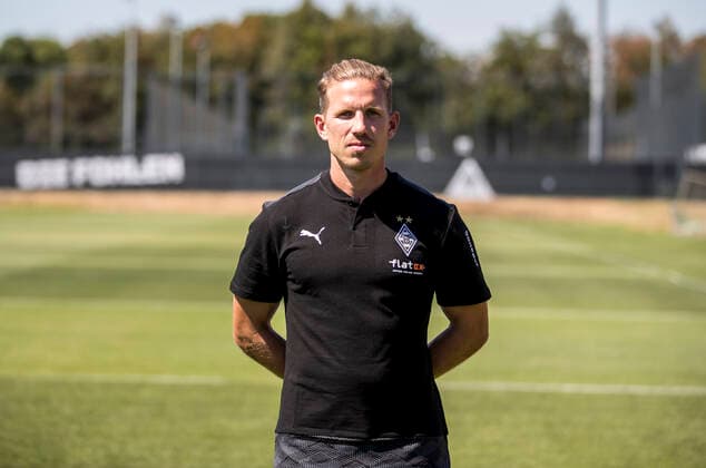 Patrick Eibenberger Borussia Mönchengladbach Porträttermin 2020 2021 Porträt, Vorstellung, Präsentation, Pressetermin, Fußball, GER 07.08.2020, Fussball, Vorstellung, Präsentation, Pressetermin, Fußball, GER; 1. Bundesliga, Saison 2020 21, Moenchengladbach Foto: Moritz Müller Only for Editorial use
