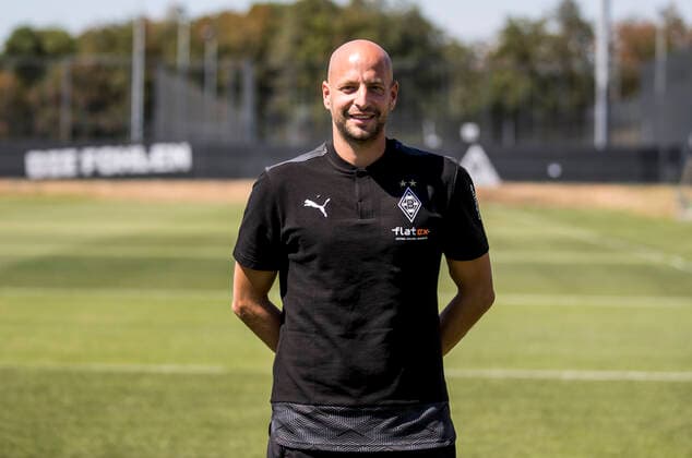 Steffen Krebs Borussia Mönchengladbach Porträttermin 2020 2021 Porträt, Vorstellung, Präsentation, Pressetermin, Fußball, GER 07.08.2020, Fussball, Vorstellung, Präsentation, Pressetermin, Fußball, GER; 1. Bundesliga, Saison 2020 21, Moenchengladbach Foto: Moritz Müller Only for Editorial use