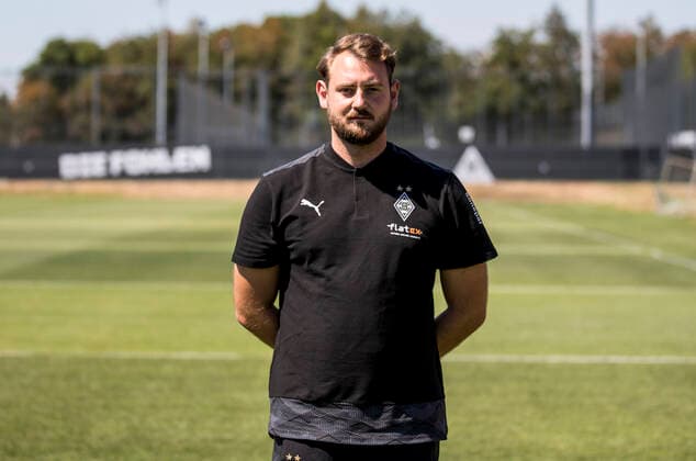 Co-Trainer Rene Maric (BMG) Borussia Mönchengladbach Porträttermin 2020 2021 Porträt, Vorstellung, Präsentation, Pressetermin, Fußball, GER 07.08.2020, Fussball, Vorstellung, Präsentation, Pressetermin, Fußball, GER; 1. Bundesliga, Saison 2020 21, Moenchengladbach Foto: Moritz Müller Only for Editorial use