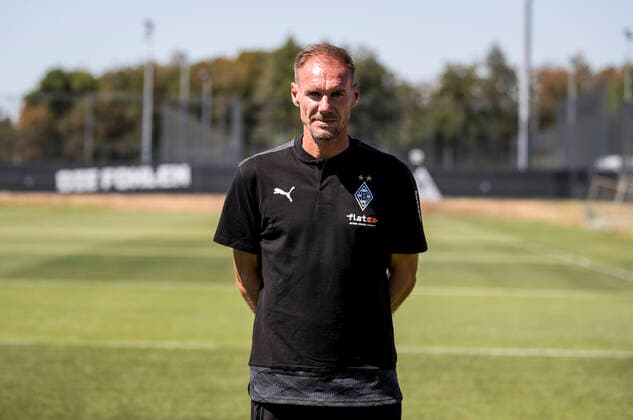 Co-Trainer Alexander Zickler (BMG) Borussia Mönchengladbach Porträttermin 2020 2021 Porträt, Vorstellung, Präsentation, Pressetermin, Fußball, GER 07.08.2020, Fussball, Vorstellung, Präsentation, Pressetermin, Fußball, GER; 1. Bundesliga, Saison 2020 21, Moenchengladbach Foto: Moritz Müller Only for Editorial use