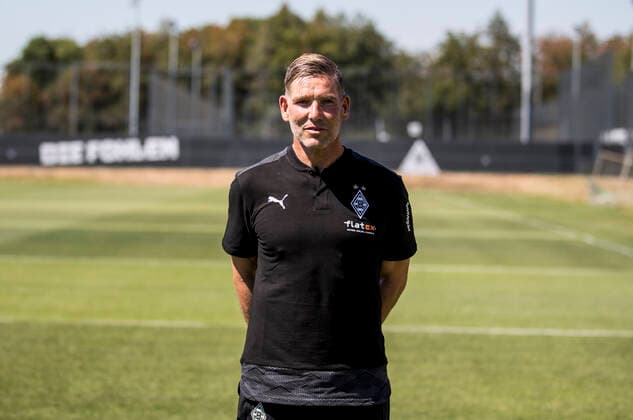 Torwarttrainer Uwe Kamps (BMG) Borussia Mönchengladbach Porträttermin 2020 2021 Porträt, Vorstellung, Präsentation, Pressetermin, Fußball, GER 07.08.2020, Fussball, Vorstellung, Präsentation, Pressetermin, Fußball, GER; 1. Bundesliga, Saison 2020 21, Moenchengladbach Foto: Moritz Müller Only for Editorial use