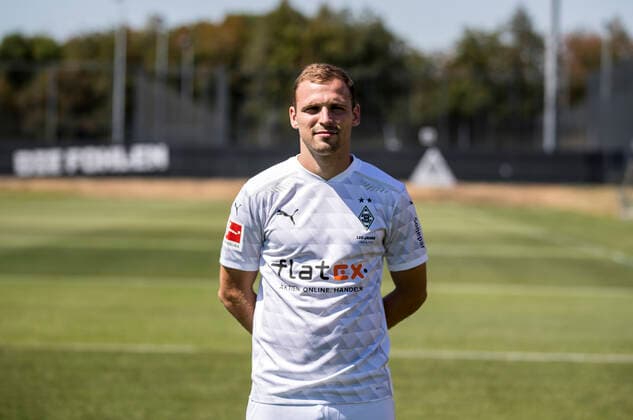 Tony Jantschke (BMG) Borussia Mönchengladbach Porträttermin 2020 2021 Porträt, Vorstellung, Präsentation, Pressetermin, Fußball, GER 07.08.2020, Fussball, Vorstellung, Präsentation, Pressetermin, Fußball, GER; 1. Bundesliga, Saison 2020 21, Moenchengladbach Foto: Moritz Müller Only for Editorial use