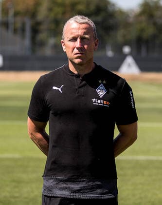 Co-Trainer Frank Geideck (BMG) Borussia Mönchengladbach Porträttermin 2020 2021 Porträt, Vorstellung, Präsentation, Pressetermin, Fußball, GER 07.08.2020, Fussball, Vorstellung, Präsentation, Pressetermin, Fußball, GER; 1. Bundesliga, Saison 2020 21, Moenchengladbach Foto: Moritz Müller Only for Editorial use