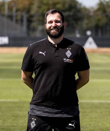 Ron Rohloff Borussia Mönchengladbach Porträttermin 2020 2021 Porträt, Vorstellung, Präsentation, Pressetermin, Fußball, GER 07.08.2020, Fussball, Vorstellung, Präsentation, Pressetermin, Fußball, GER; 1. Bundesliga, Saison 2020 21, Moenchengladbach Foto: Moritz Müller Only for Editorial use