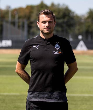 Hendrik Schreiber Borussia Mönchengladbach Porträttermin 2020 2021 Porträt, Vorstellung, Präsentation, Pressetermin, Fußball, GER 07.08.2020, Fussball, Vorstellung, Präsentation, Pressetermin, Fußball, GER; 1. Bundesliga, Saison 2020 21, Moenchengladbach Foto: Moritz Müller Only for Editorial use