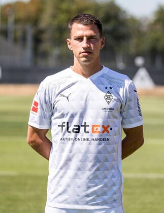 Stefan Lainer (BMG) Borussia Mönchengladbach Porträttermin 2020 2021 Porträt, Vorstellung, Präsentation, Pressetermin, Fußball, GER 07.08.2020, Fussball, Vorstellung, Präsentation, Pressetermin, Fußball, GER; 1. Bundesliga, Saison 2020 21, Moenchengladbach Foto: Moritz Müller Only for Editorial use