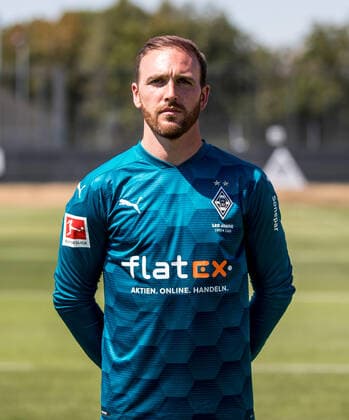 Torwart Tobias Sippel (BMG) Borussia Mönchengladbach Porträttermin 2020 2021 Porträt, Vorstellung, Präsentation, Pressetermin, Fußball, GER 07.08.2020, Fussball, Vorstellung, Präsentation, Pressetermin, Fußball, GER; 1. Bundesliga, Saison 2020 21, Moenchengladbach Foto: Moritz Müller Only for Editorial use