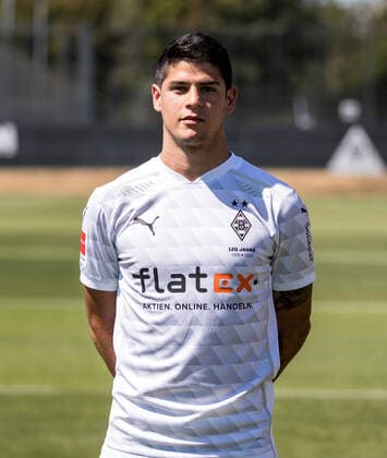 Julio Villalba (BMG) Borussia Mönchengladbach Porträttermin 2020 2021 Porträt, Vorstellung, Präsentation, Pressetermin, Fußball, GER 07.08.2020, Fussball, Vorstellung, Präsentation, Pressetermin, Fußball, GER; 1. Bundesliga, Saison 2020 21, Moenchengladbach Foto: Moritz Müller Only for Editorial use