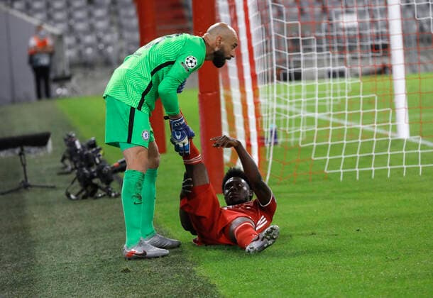 FC Bayern Muenchen - Chelsea FC München , Deutschland, 08.08.2020, UEFA Championsleague , Achtelfinal-Rueckspiel FC Bayern Muenchen - Chelsea FC 4 - 1, Saison 2019 2020 Foto : Hans Rauchensteiner Foto Rauchensteiner Pool Nur für journalistische Zwecke ! Only for editorial use ! UEFA CL regulations prohibit any use of photographs as image sequences and or quasi-video . Abdruck honorarpflichtig, Copyright by Foto RAUCHENSTEINER, - , D München Allianzarena , Allianz Arena , Allianz-Arena , Allianz Arena Bayern Deutschland