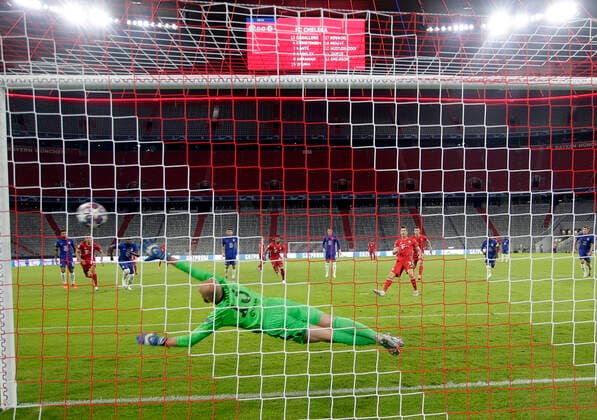 FC Bayern Muenchen - Chelsea FC München , Deutschland, 08.08.2020, UEFA Championsleague , Achtelfinal-Rueckspiel FC Bayern Muenchen - Chelsea FC Saison 2019 2020 Foto : Hans Rauchensteiner Foto Rauchensteiner Pool Nur für journalistische Zwecke ! Only for editorial use ! UEFA CL regulations prohibit any use of photographs as image sequences and or quasi-video . Abdruck honorarpflichtig, Copyright by Foto RAUCHENSTEINER, - , D München Allianzarena , Allianz Arena , Allianz-Arena , Allianz Arena Bayern Deutschland