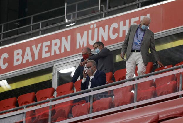 FC Bayern Muenchen - Chelsea FC München , Deutschland, 08.08.2020, UEFA Championsleague , Achtelfinal-Rueckspiel FC Bayern Muenchen - Chelsea FC Saison 2019 2020 Foto : Hans Rauchensteiner Foto Rauchensteiner Pool Nur für journalistische Zwecke ! Only for editorial use ! UEFA CL regulations prohibit any use of photographs as image sequences and or quasi-video . Abdruck honorarpflichtig, Copyright by Foto RAUCHENSTEINER, - , D München Allianzarena , Allianz Arena , Allianz-Arena , Allianz Arena Bayern Deutschland