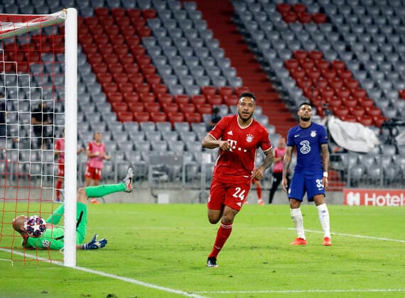 FC Bayern Muenchen - Chelsea FC München , Deutschland, 08.08.2020, UEFA Championsleague , Achtelfinal-Rueckspiel FC Bayern Muenchen - Chelsea FC Saison 2019 2020 Foto : Hans Rauchensteiner Foto Rauchensteiner Pool Nur für journalistische Zwecke ! Only for editorial use ! UEFA CL regulations prohibit any use of photographs as image sequences and or quasi-video . Abdruck honorarpflichtig, Copyright by Foto RAUCHENSTEINER, - , D München Allianzarena , Allianz Arena , Allianz-Arena , Allianz Arena Bayern Deutschland