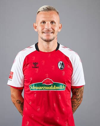 Jonathan Schmid, GER, SC Freiburg, Bundesliga, 2020 2021, Fussball, 22.08.2020 GER, SC Freiburg, Bundesliga, 2020 2021, Fussball, Freisteller, Shooting, 22.08.2020 Freibrug Copyright: xEibner-Pressefotox EP_SWA