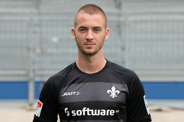 27.08.2020, xfux, Fussball 2.Bundesliga, SV Darmstadt 98, 2.BL, Porträttermin 2020 2021, Fototermin, emonline, emspor, deloka, v.l. Carl Klaus; SV Darmstadt 98; 2.BL; Porträttermin 2020 2021 Darmstadt