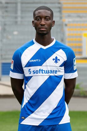 27.08.2020, xfux, Fussball 2.Bundesliga, SV Darmstadt 98, 2.BL, Porträttermin 2020 2021, Fototermin, emonline, emspor, deloka, v.l. Patric Pfeiffer; SV Darmstadt 98; 2.BL; Porträttermin 2020 2021 Darmstadt