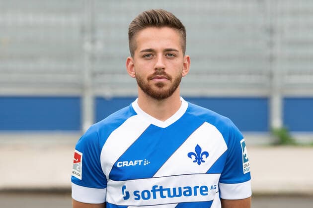 27.08.2020, xfux, Fussball 2.Bundesliga, SV Darmstadt 98, 2.BL, Porträttermin 2020 2021, Fototermin, emonline, emspor, deloka, v.l. Silas Zehnder; SV Darmstadt 98; 2.BL; Porträttermin 2020 2021 Darmstadt