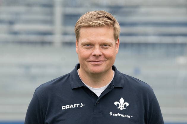 27.08.2020, xfux, Fussball 2.Bundesliga, SV Darmstadt 98, 2.BL, Porträttermin 2020 2021, Fototermin, emonline, emspor, deloka, v.l. Mannschaftsarzt Dr. Philip Jessen; SV Darmstadt 98; 2.BL; Porträttermin 2020 2021 Darmstadt