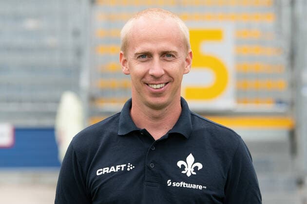 27.08.2020, xfux, Fussball 2.Bundesliga, SV Darmstadt 98, 2.BL, Porträttermin 2020 2021, Fototermin, emonline, emspor, deloka, v.l. Physiotherapeut Sebastian Pommer; SV Darmstadt 98; 2.BL; Porträttermin 2020 2021 Darmstadt