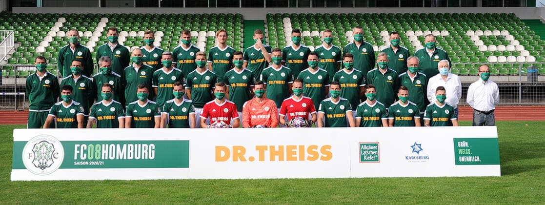 im vorne vlnr: Serkan Goecer, Luca Plattenhardt,Christian Telch,Marco Hingerl,Niklas Knichel,David Salfeld,Mark-Patrick Redl,Tim Stegerer,Jannik Sommer,Loris Weiss,Patrick Lienhard, mitte vlnr:Matthias Mink, Cheftrainer,Joti Stamatopoulos, Co-Trainer,Oliver Mueller, Torwarttrainer,Steven Berni, Athletiktrainer,Johannes Kraus,Jannis Reuss,Damjan Marceta,Ivan Sachanenko, Stefano Maier,Philipp Hoffmann,Klaus Ambrosch, Physio,Peter Junkes, Mannschaftsarzt,Herbert Eder, Pr°sident,Rafael Kowollik, Geschafsf¸hrer, hinten vlnr:Christopher Schurig, Physio,Aykut Bozdemir, Athletiktrainer,Maurice Springfeld,Patrick Dulleck,Philipp Schuck,Michael Carl,Daniel di Gregorio,Niklas Doll,Predrag Lamesic, Greenkeeper, Dirk Brass,Altay Tsitak, Betreuer, Mannschaftspraesentation beim FC 08 Homburg, Fussball,Regionalliga Suedwest, 29.08.20, im Waldstadion Homburg, GER, Fussball, Regionalliga Suedwest, Mannschaftspraesentation und Kader Portraets der Mannschaft des FC 08 Homburg, 29.08.20, Homburg Saar Copyright: xPeterxFranzx Eibner-Pressefotox EP_pfz
