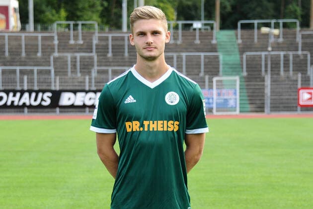 im Jannis Reuss,FC Homburg- 4, Mannschaftspraesentation beim FC 08 Homburg, Fussball,Regionalliga Suedwest, 29.08.20, im Waldstadion Homburg, GER, Fussball, Regionalliga Suedwest, Mannschaftspraesentation und Kader Portraets der Mannschaft des FC 08 Homburg, 29.08.20, Homburg Saar Copyright: xPeterxFranzx Eibner-Pressefotox EP_pfz