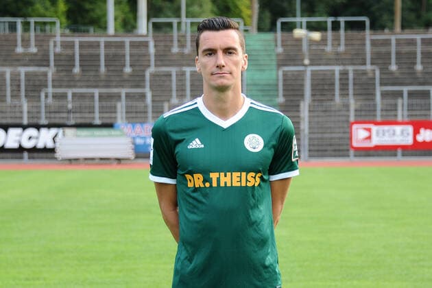 im Tim Stegerer,FC Homburg- 6, Mannschaftspraesentation beim FC 08 Homburg, Fussball,Regionalliga Suedwest, 29.08.20, im Waldstadion Homburg, GER, Fussball, Regionalliga Suedwest, Mannschaftspraesentation und Kader Portraets der Mannschaft des FC 08 Homburg, 29.08.20, Homburg Saar Copyright: xPeterxFranzx Eibner-Pressefotox EP_pfz