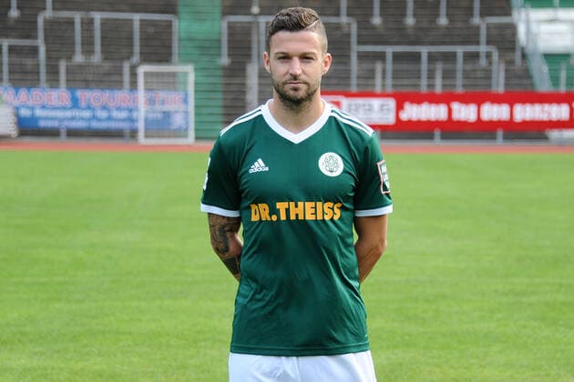 im Patrick Lienhard,FC Homburg- 7, Mannschaftspraesentation beim FC 08 Homburg, Fussball,Regionalliga Suedwest, 29.08.20, im Waldstadion Homburg, GER, Fussball, Regionalliga Suedwest, Mannschaftspraesentation und Kader Portraets der Mannschaft des FC 08 Homburg, 29.08.20, Homburg Saar Copyright: xPeterxFranzx Eibner-Pressefotox EP_pfz