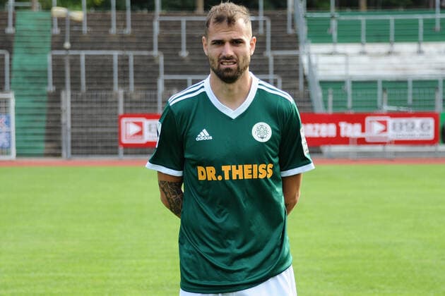 im Patrick Dulleck,FC Homburg- 10, Mannschaftspraesentation beim FC 08 Homburg, Fussball,Regionalliga Suedwest, 29.08.20, im Waldstadion Homburg, GER, Fussball, Regionalliga Suedwest, Mannschaftspraesentation und Kader Portraets der Mannschaft des FC 08 Homburg, 29.08.20, Homburg Saar Copyright: xPeterxFranzx Eibner-Pressefotox EP_pfz